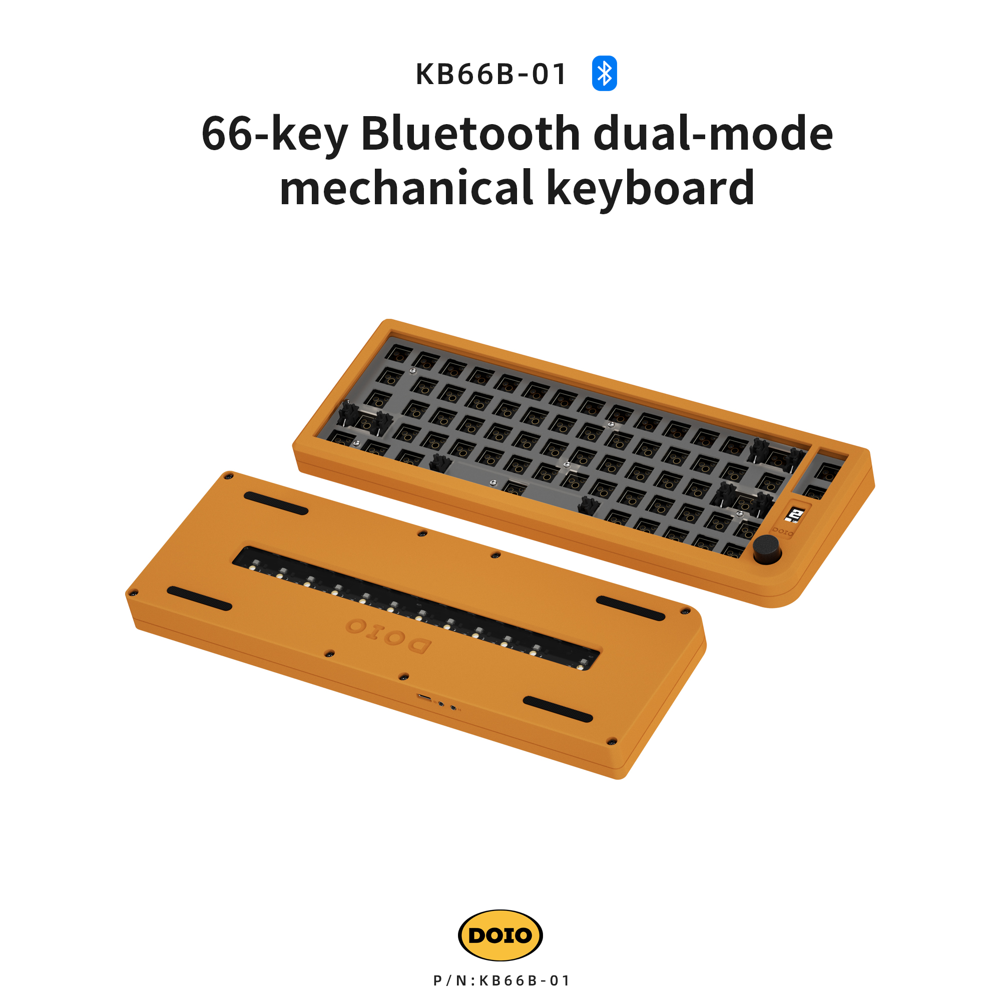 66-key Bluetooth dual-mode mec