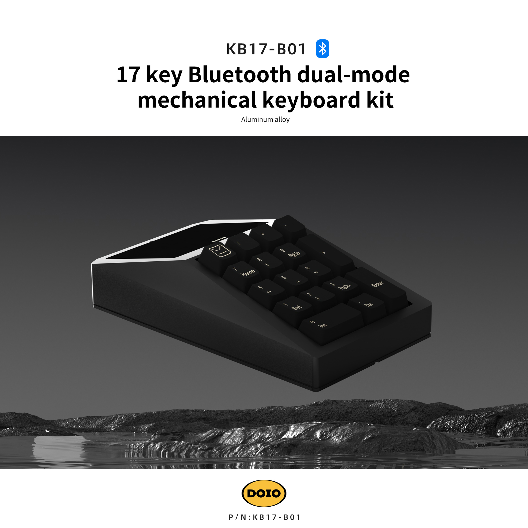 17 key Bluetooth dual-mode mechanical keyboard kit